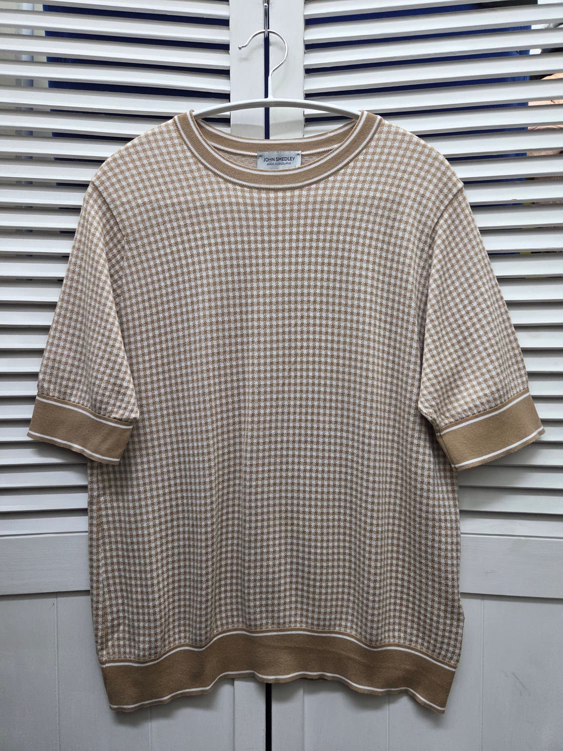 존스메들리 체크 니트 상품이미지1