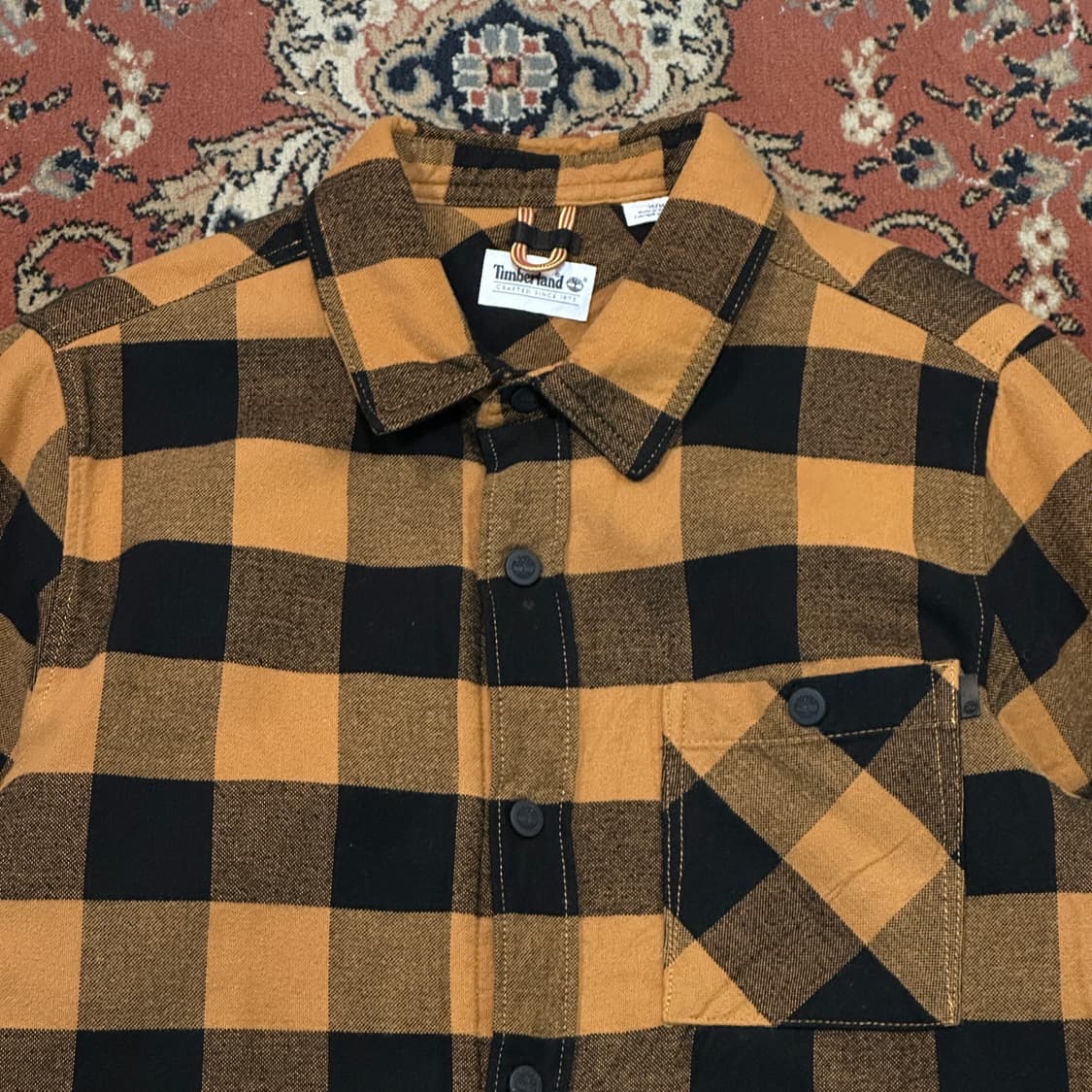 팀버랜드 플란넬 셔츠 자켓 (M) 플리스 상품이미지3