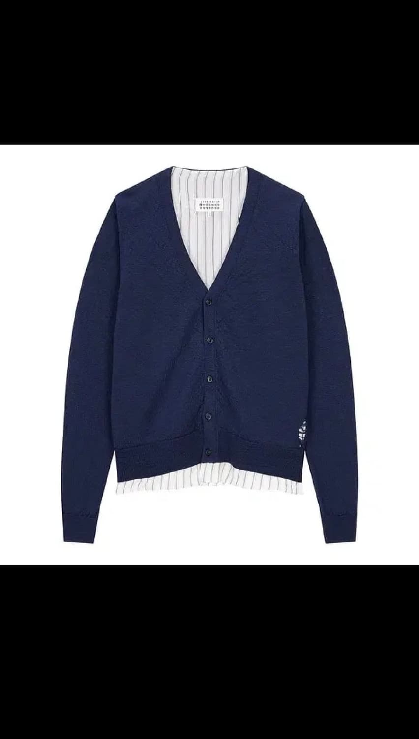 21ss 마르지엘라 셔츠 레이어드 가디건(M) 상품이미지1