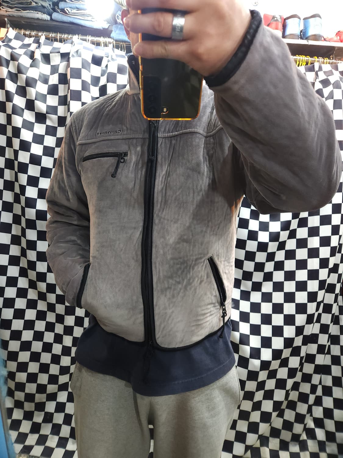 칼하트 80s 그레이 벨벳 후리스 집업자켓

 상품이미지10