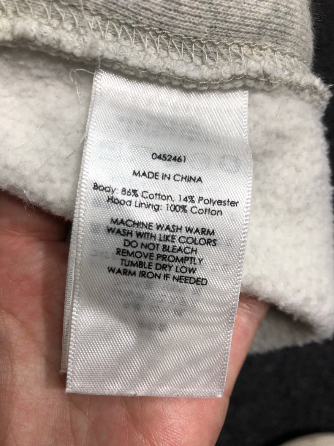 폴로 그레이 후드집업 M 상품이미지9