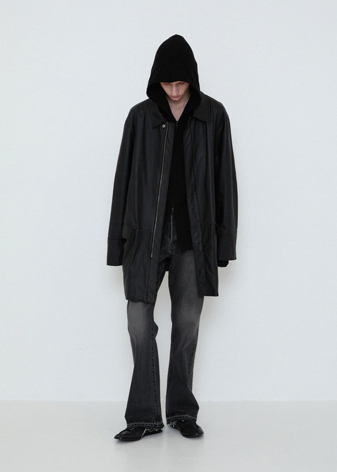 Innir 이니어 254 OIL WASHED LAMBSKIN COAT 상품이미지5