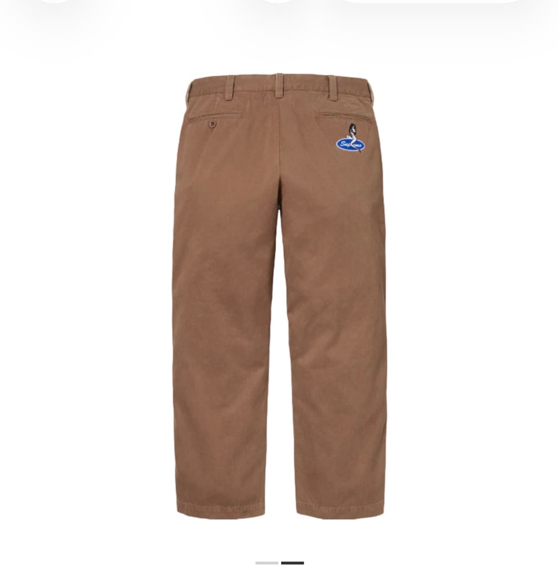 슈프림 25fw 핀업걸 치노팬츠 브라운 상품이미지1