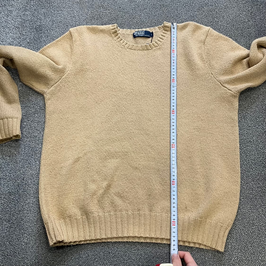 145 폴로 코튼 니트 베이지 상품이미지8