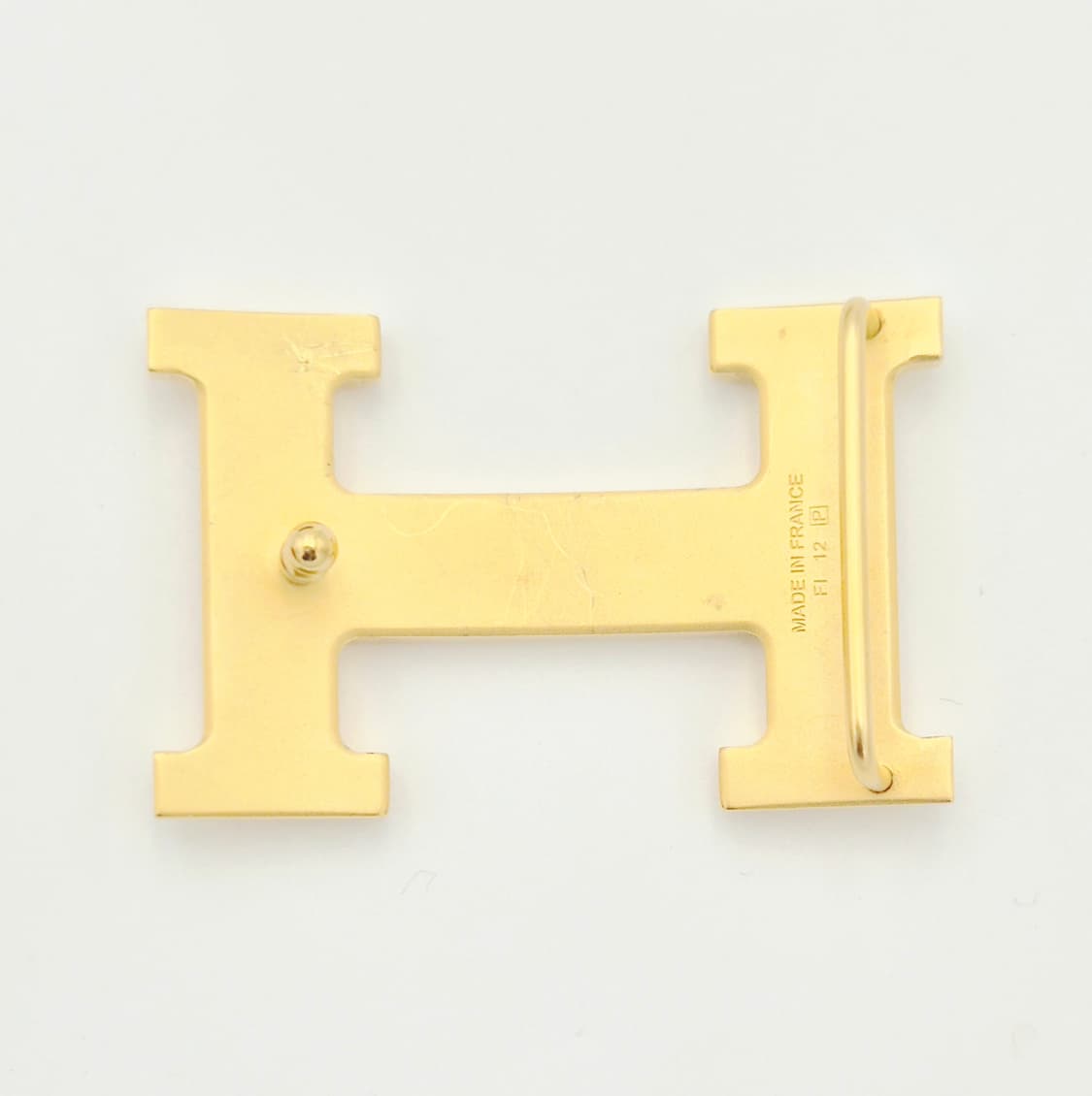 에르메스 해머드 금장 H 버클 벨트 상품이미지9