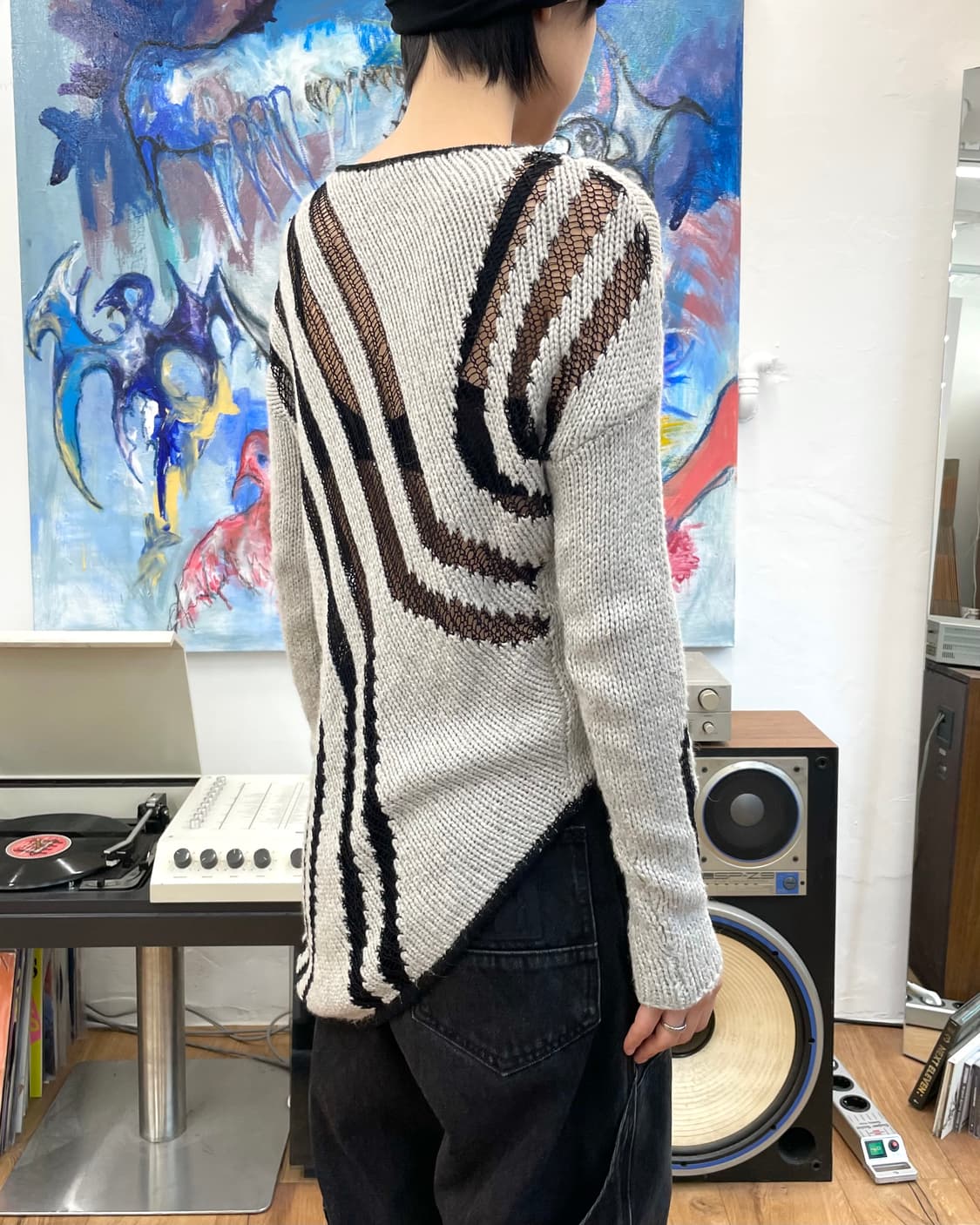 [S] 헬무트랭 시스루 언발 니트 상품이미지6