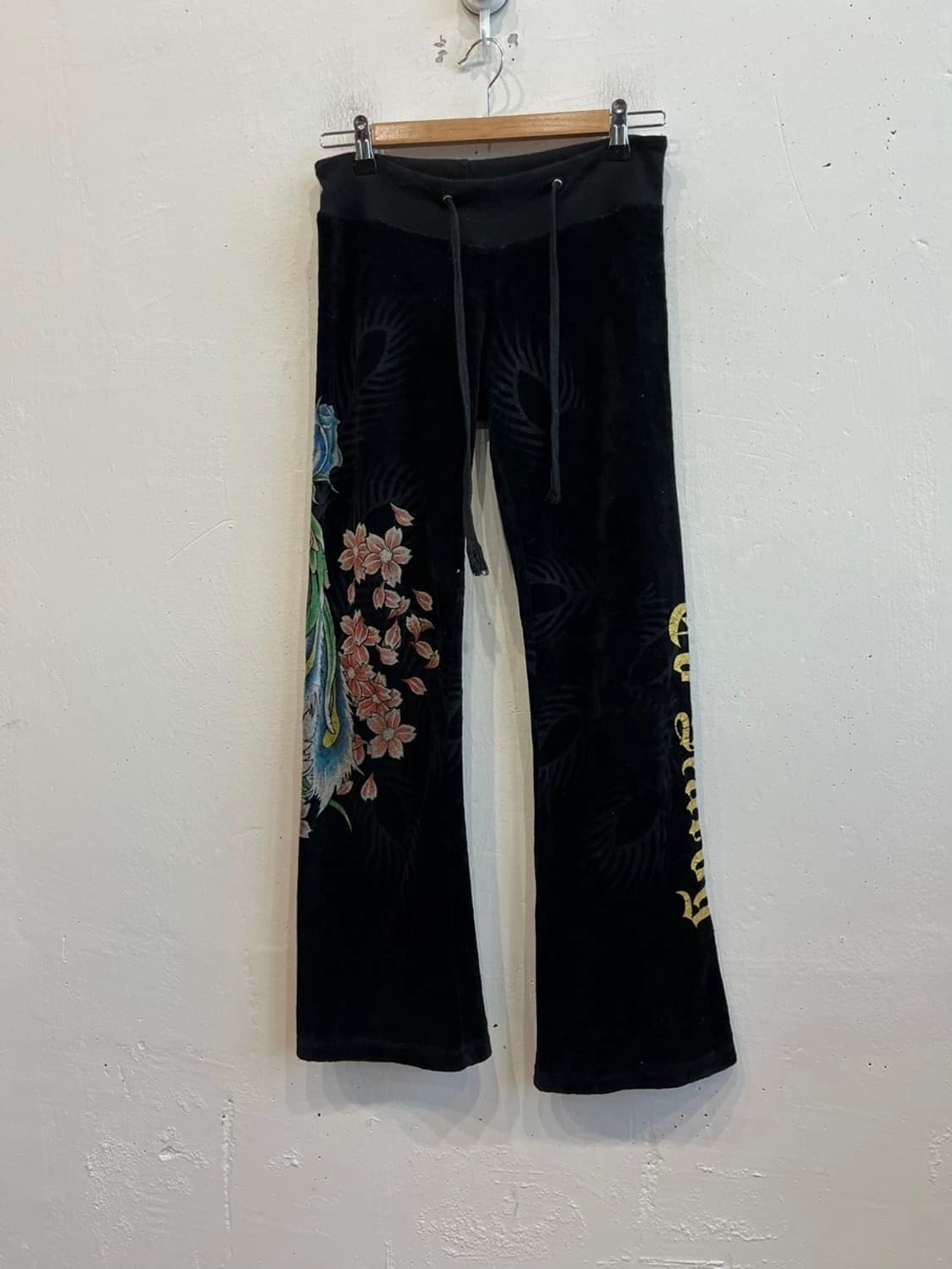 Ed hardy 에드하디 벨벳 팬츠 우먼즈 상품이미지1