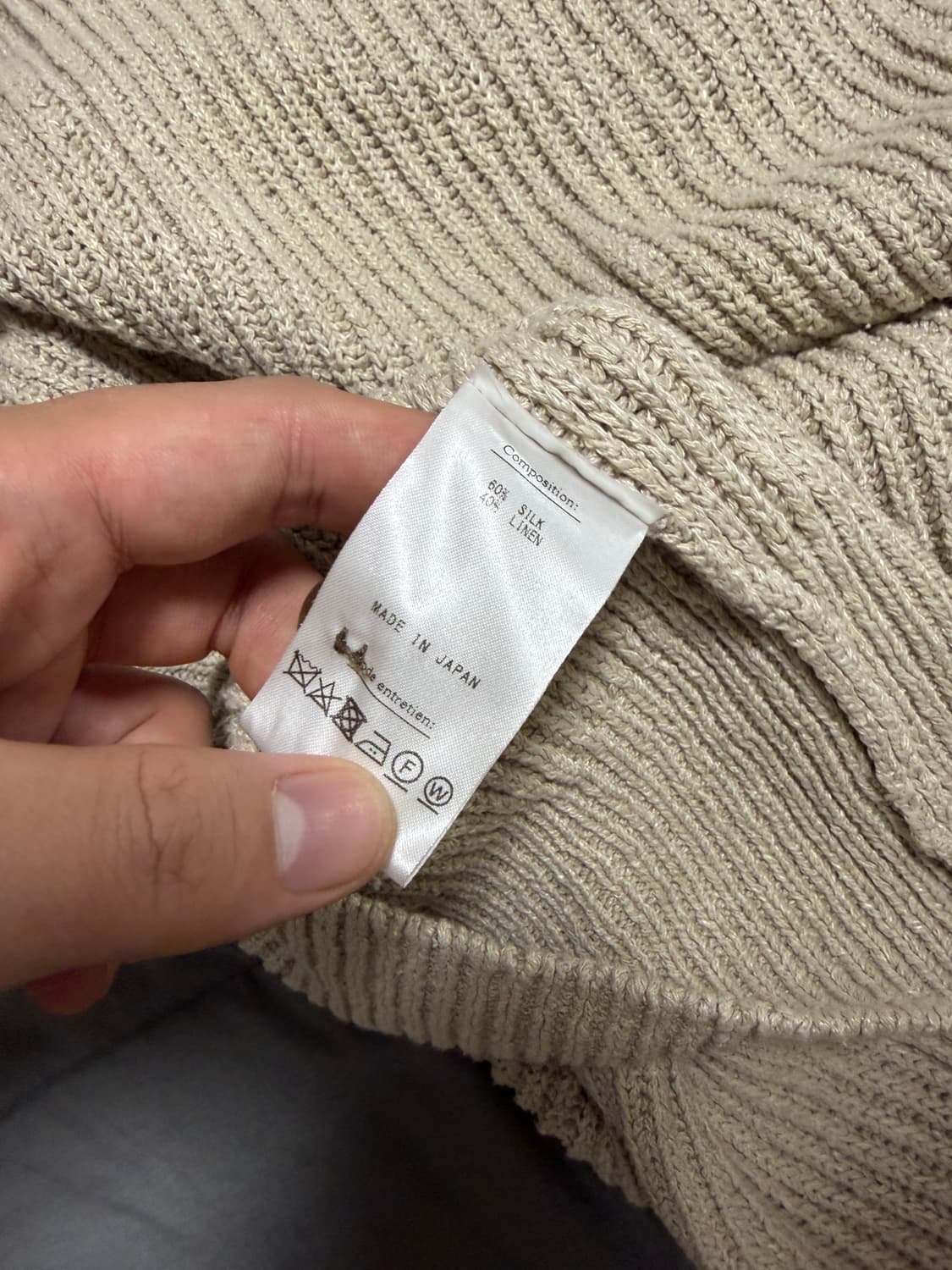 아프레쎄 실크 린넨 가디건 3사이즈 새제품급 팝니다 상품이미지3