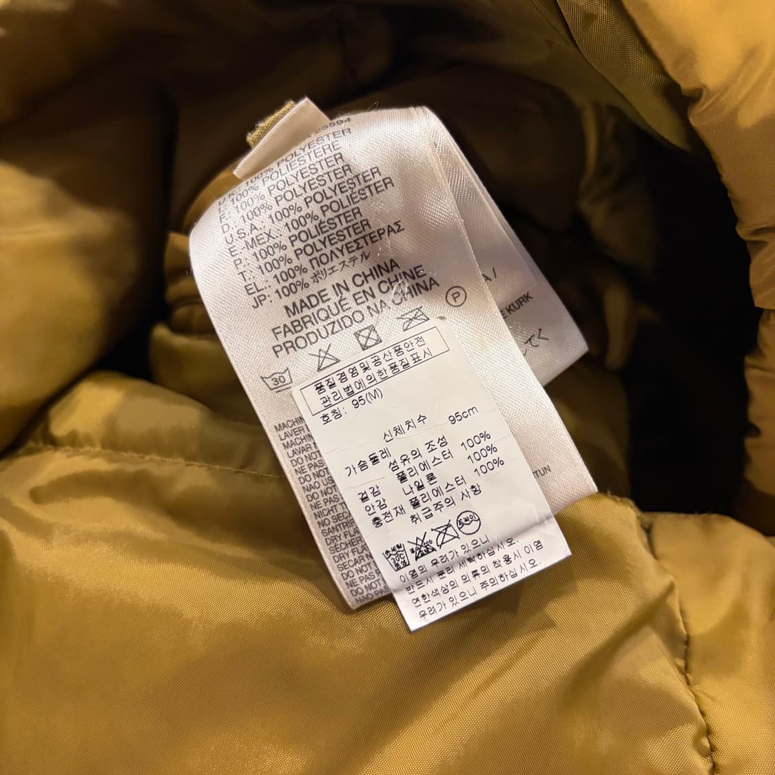 [M] 디젤 카키 브라운 포켓 후드 패딩 점퍼 C20 상품이미지9