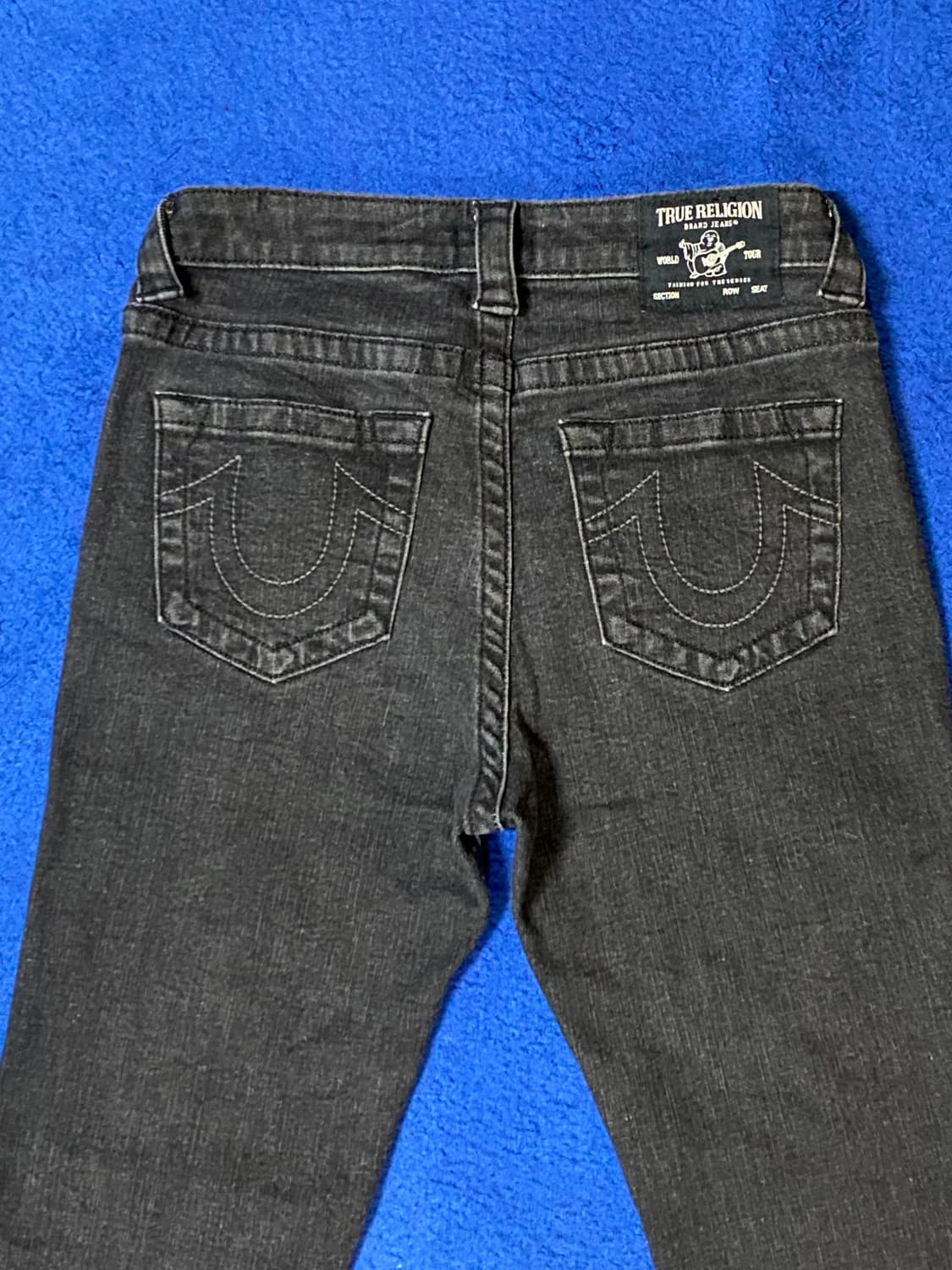 TrueReligion 트루릴리젼 블랙 워싱 데님 바지 28 상품이미지5