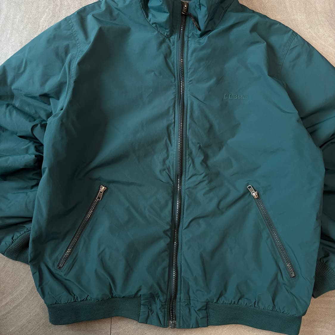 L.L.bean 엘엘빈 그린 컬러 웜업 자켓 상품이미지4