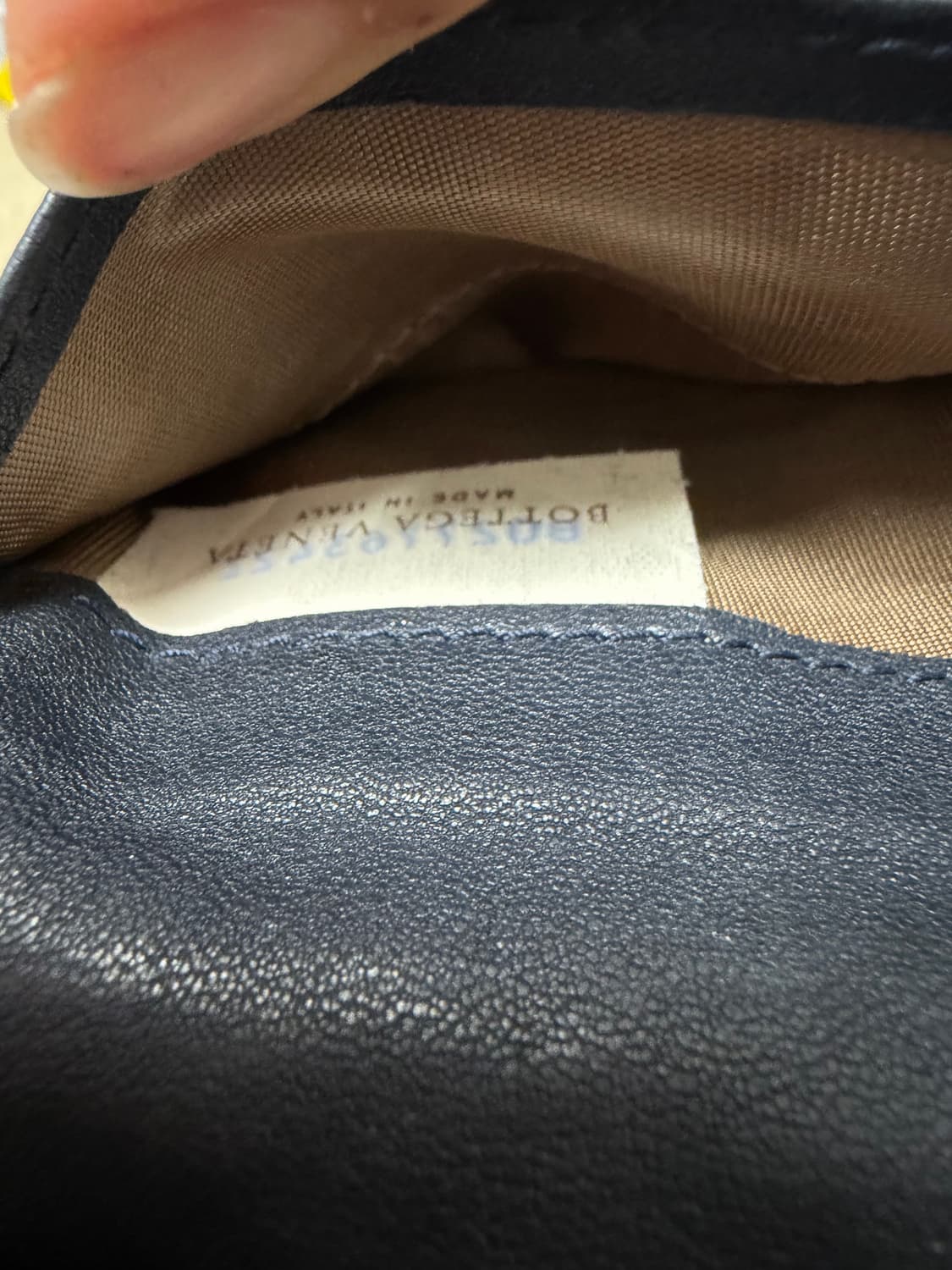 [정품] 보테가베네타 인트레치아노 반지갑 네이비 상품이미지8