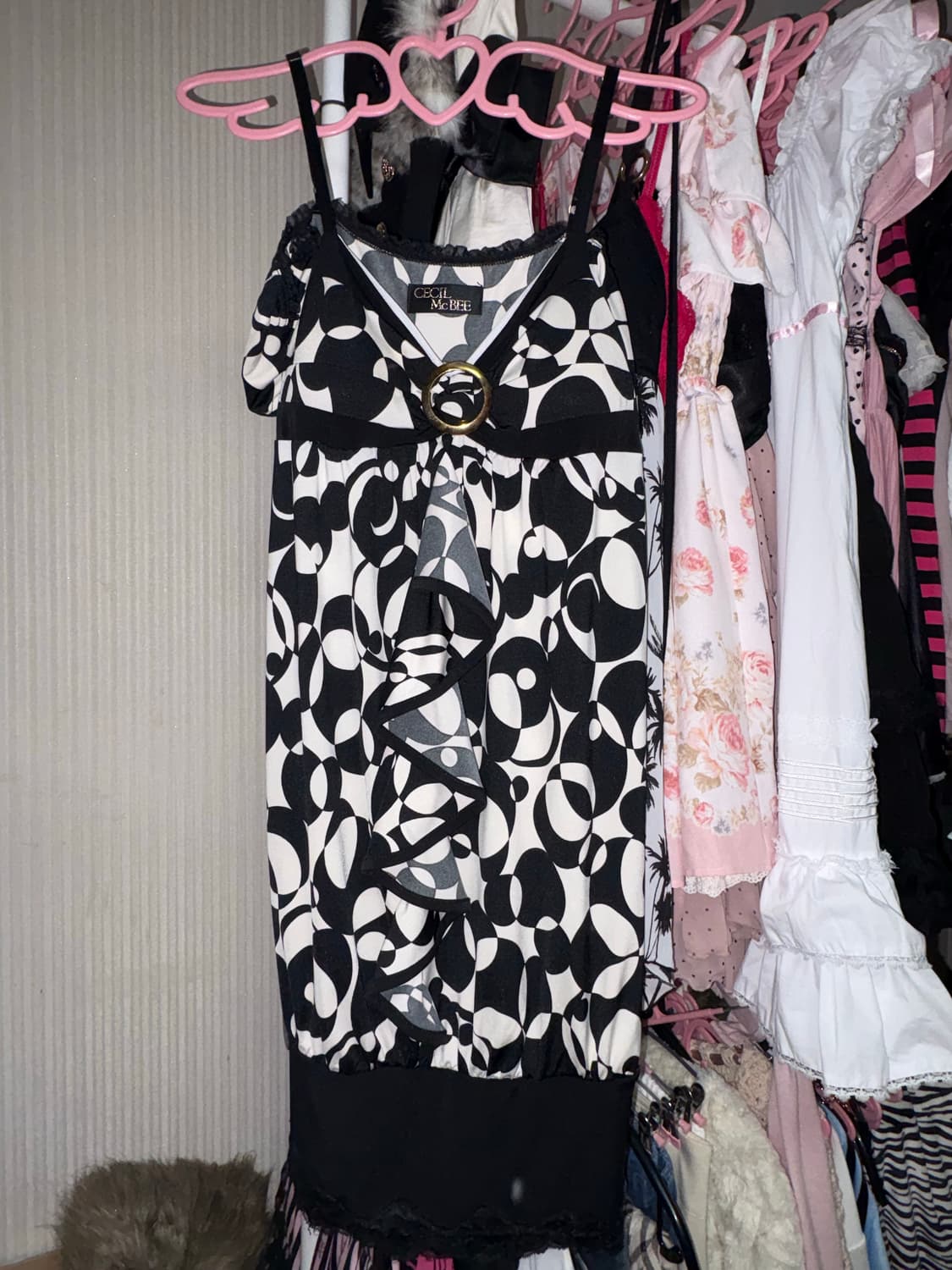 세실맥비 오네갸루 갸루 벌룬핏 원피스 상품이미지1