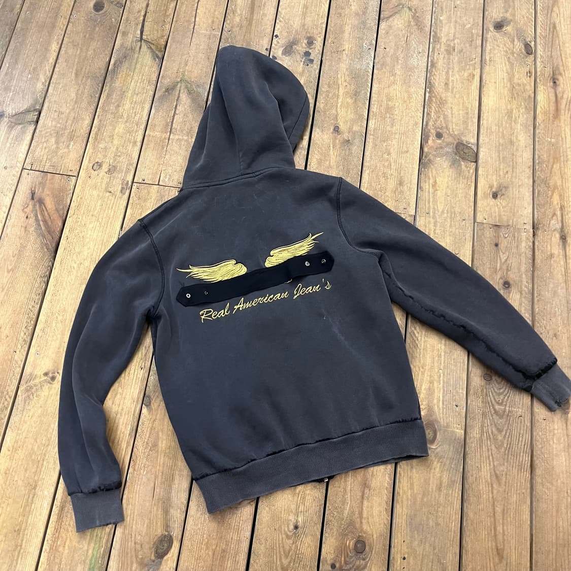 로빈스 진 새깅 후드집업 상품이미지3