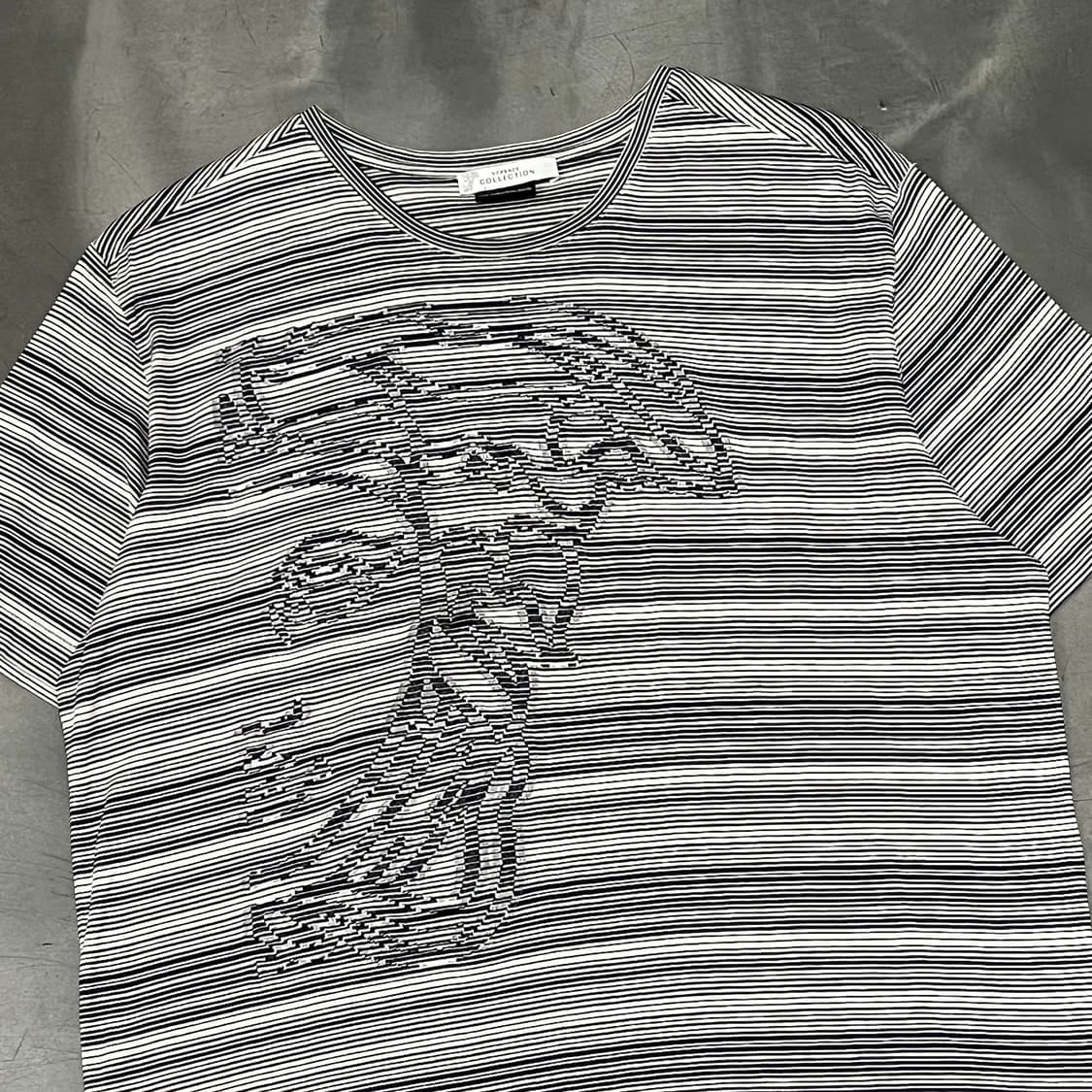  베르사체 스트라이프 하프 니트 +명품감정서 y16229 상품이미지3