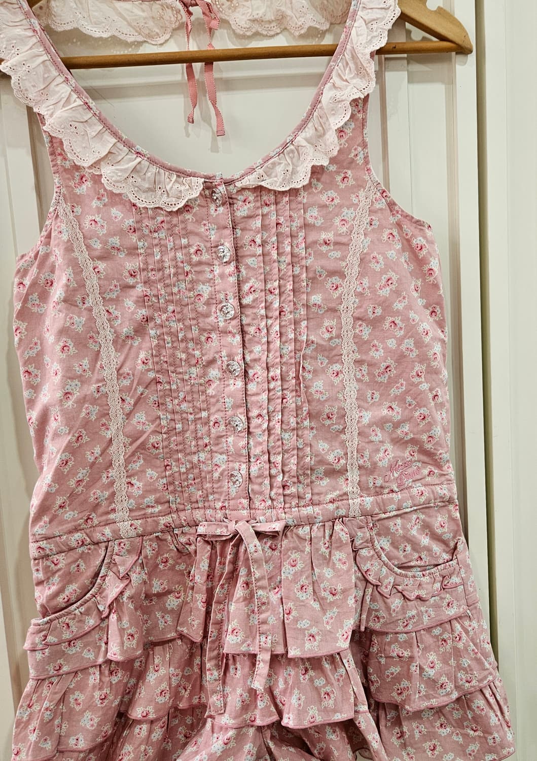 플라워 점프수트 / 반바지 원피스 상품이미지4