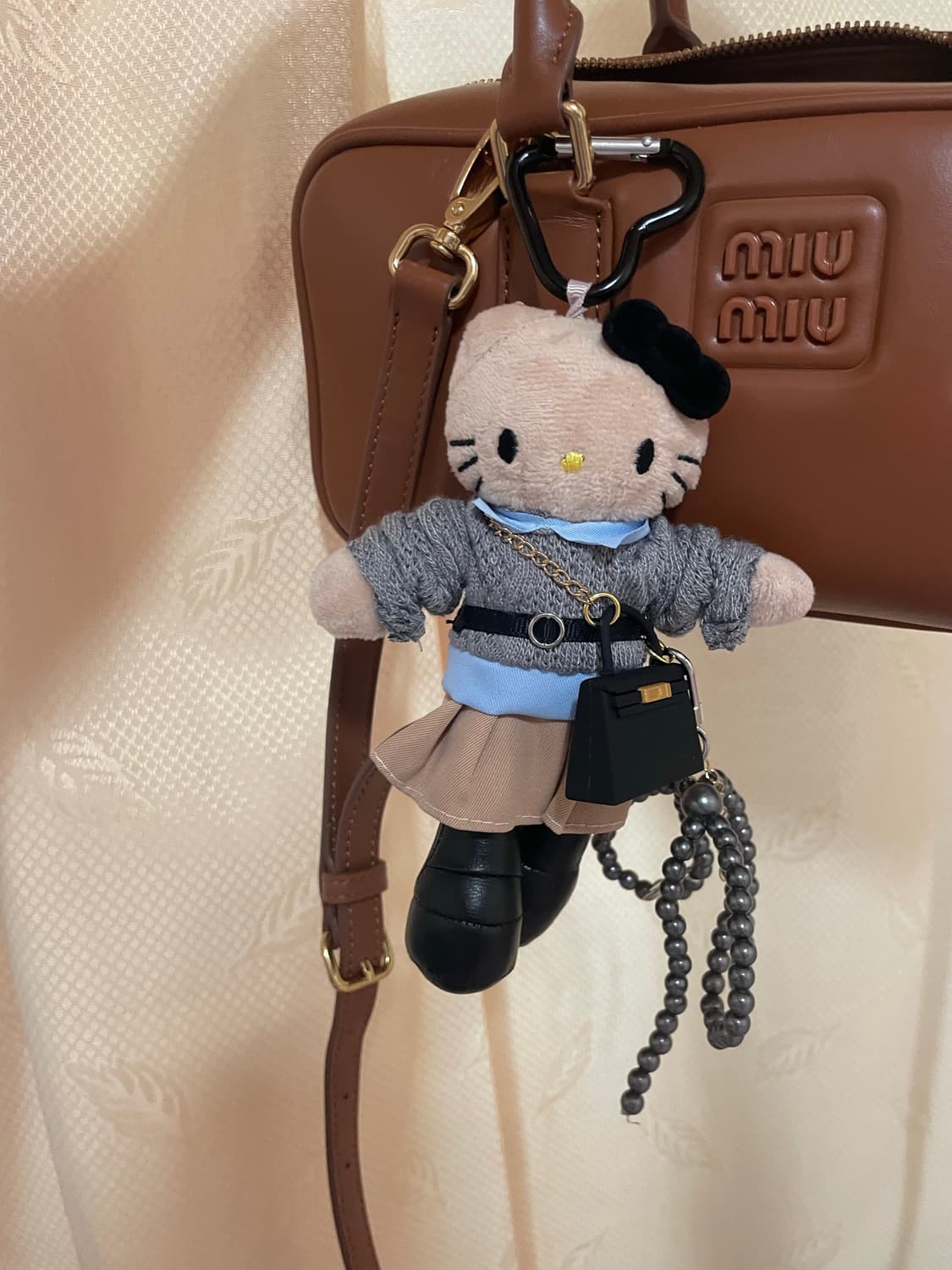 핸드메이드) 핸드백 롱다리키티 키링세트 상품이미지2