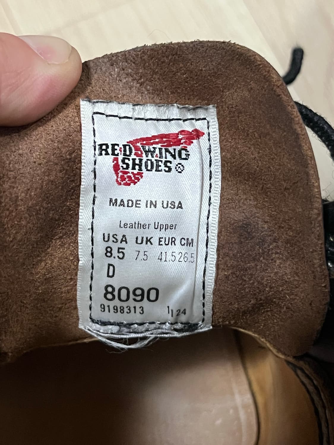 레드윙 옥스포드 8090 블랙 프레리 8.5D(265mm) 상품이미지10