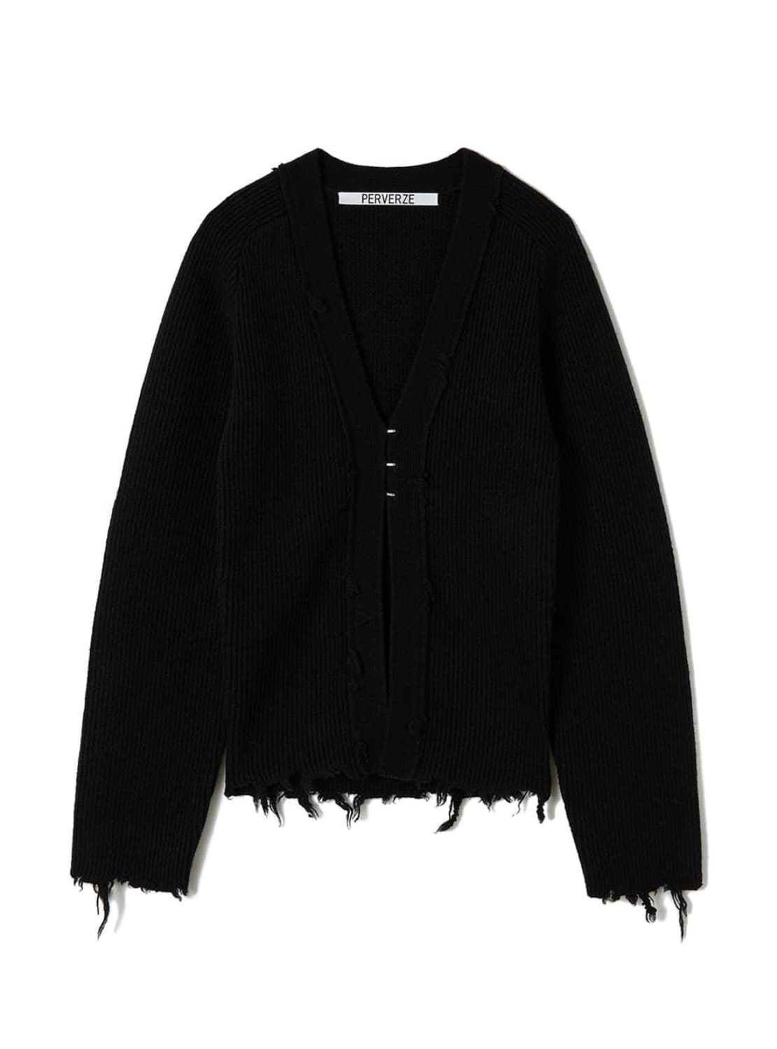perverze  Damaged knit Tiny cardigan 상품이미지2