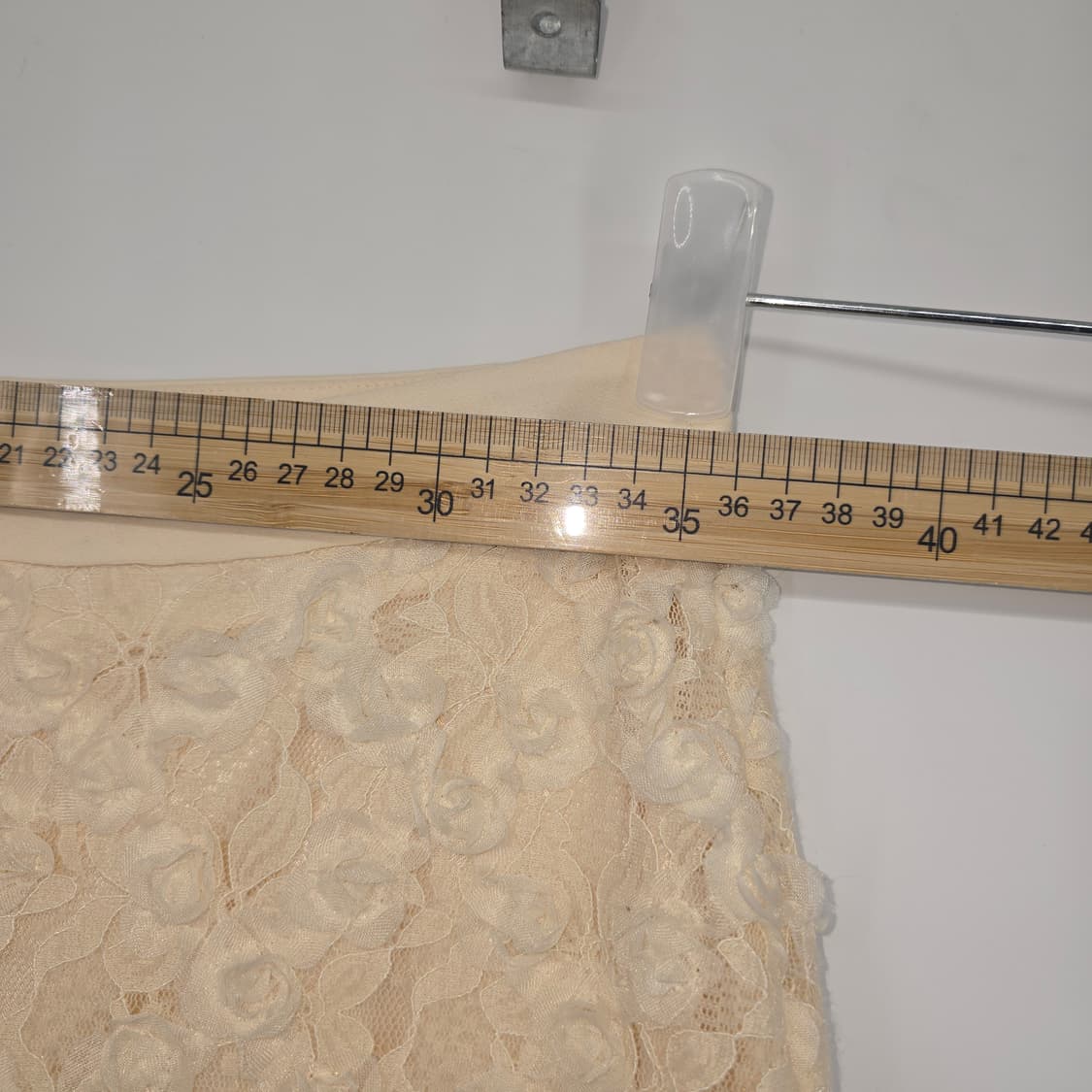 듀이듀이 로즈 레이스 스커트 아이보리 상품이미지8