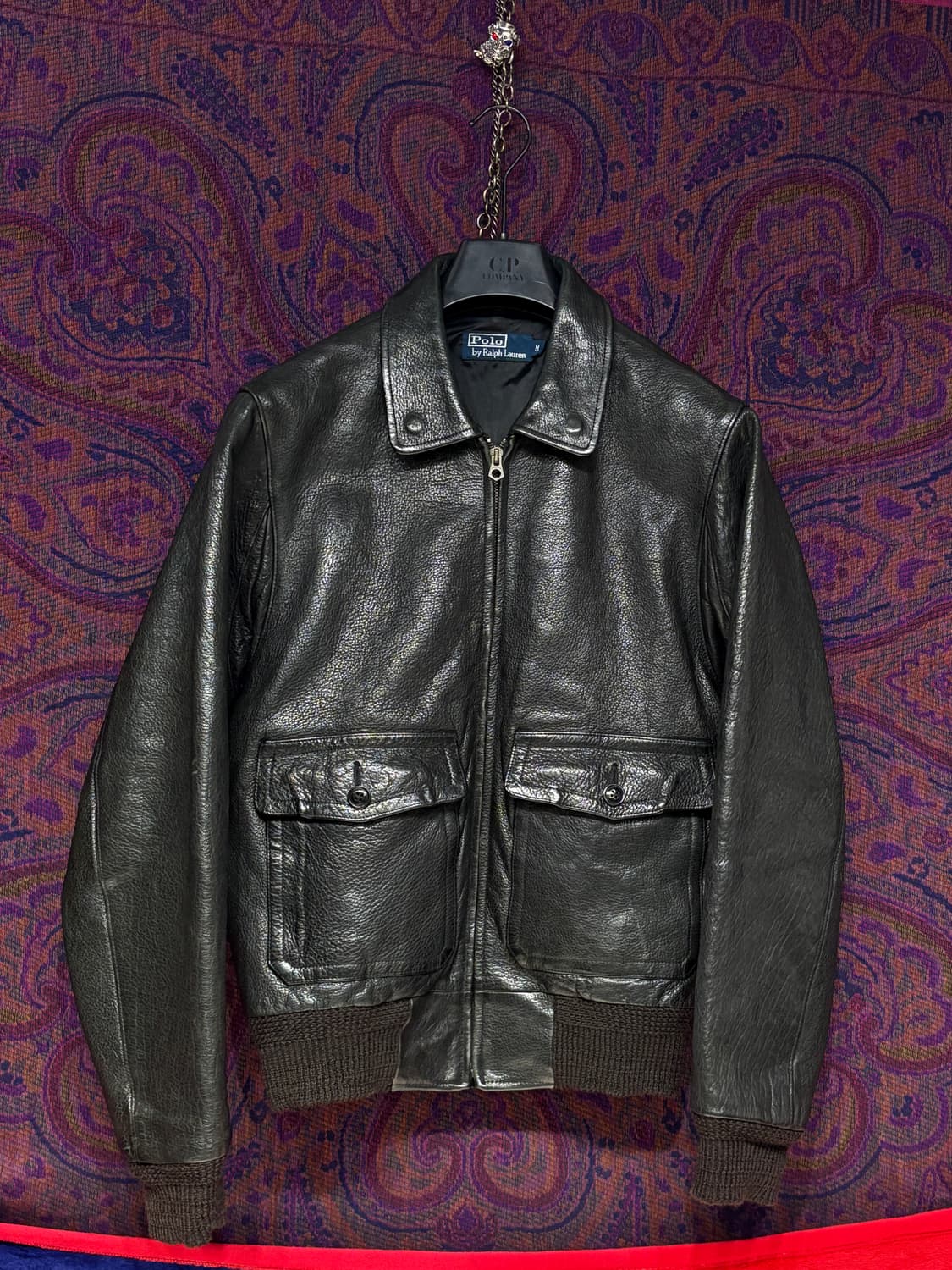 폴로 랄프로렌 a-2 가죽자켓 상품이미지1