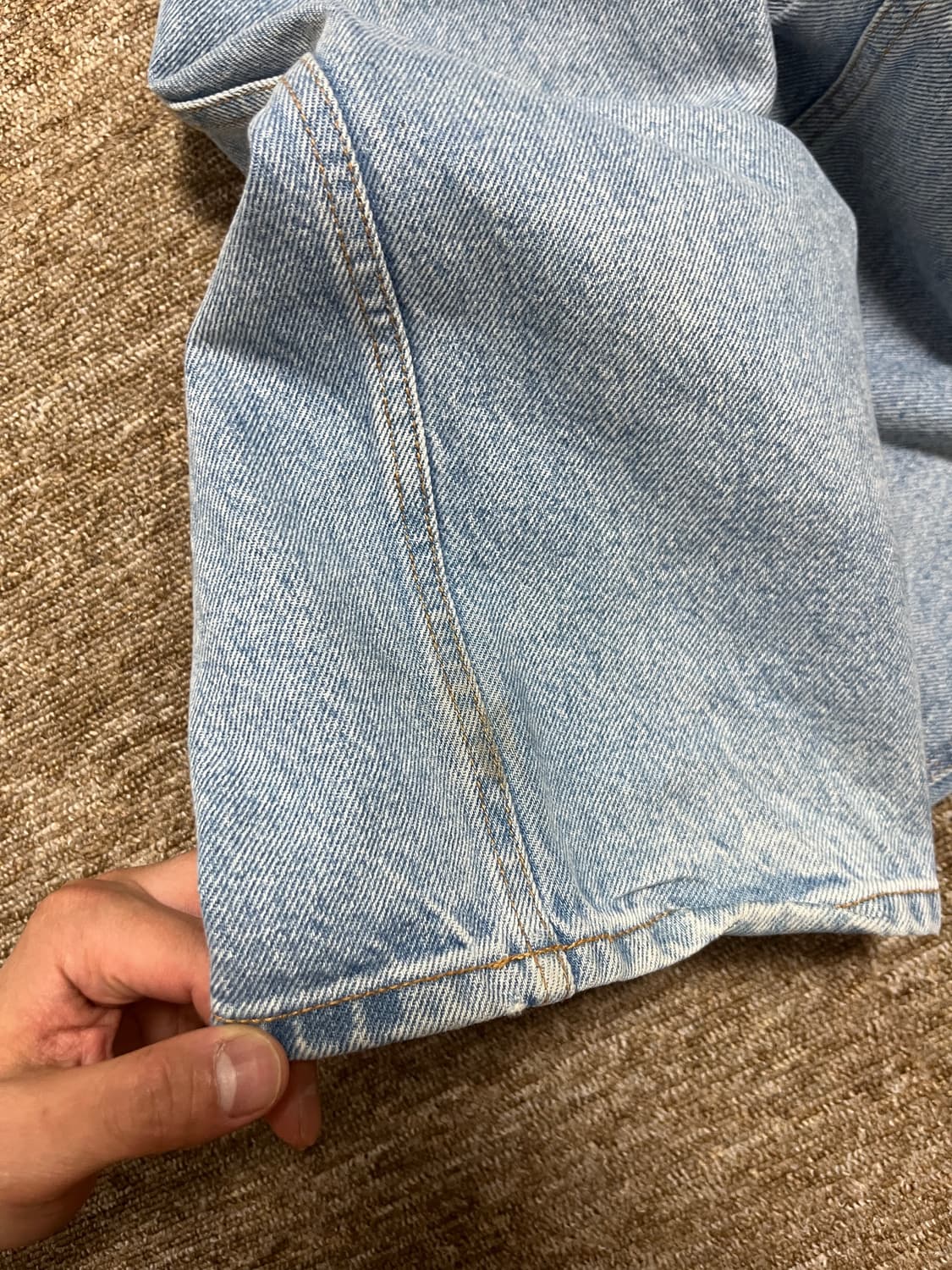 슈프림 더블 니 페인터 팬츠 워시드 블루 30사이즈 상품이미지7