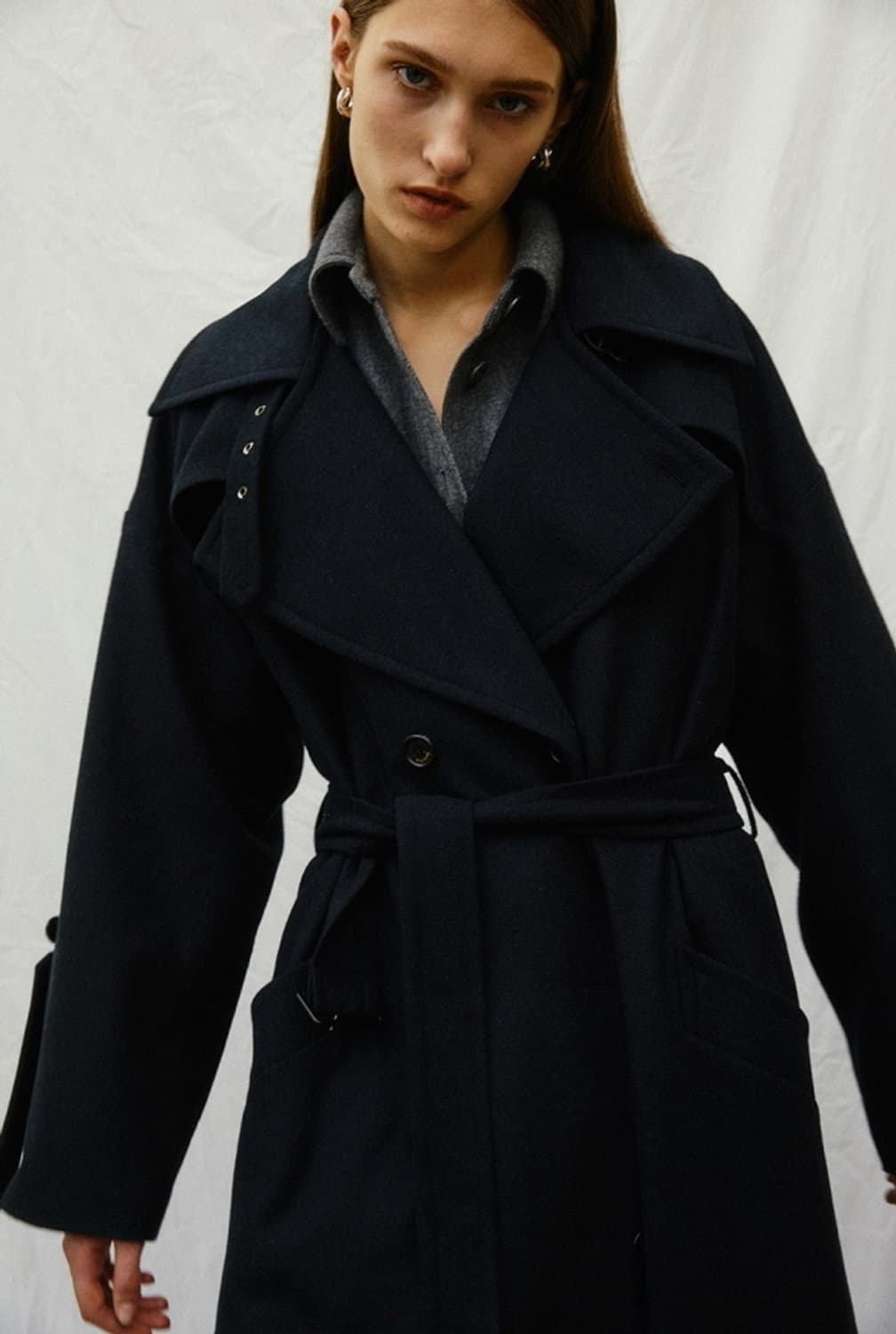 마뗑킴 더블 울 롱코트 상품이미지1