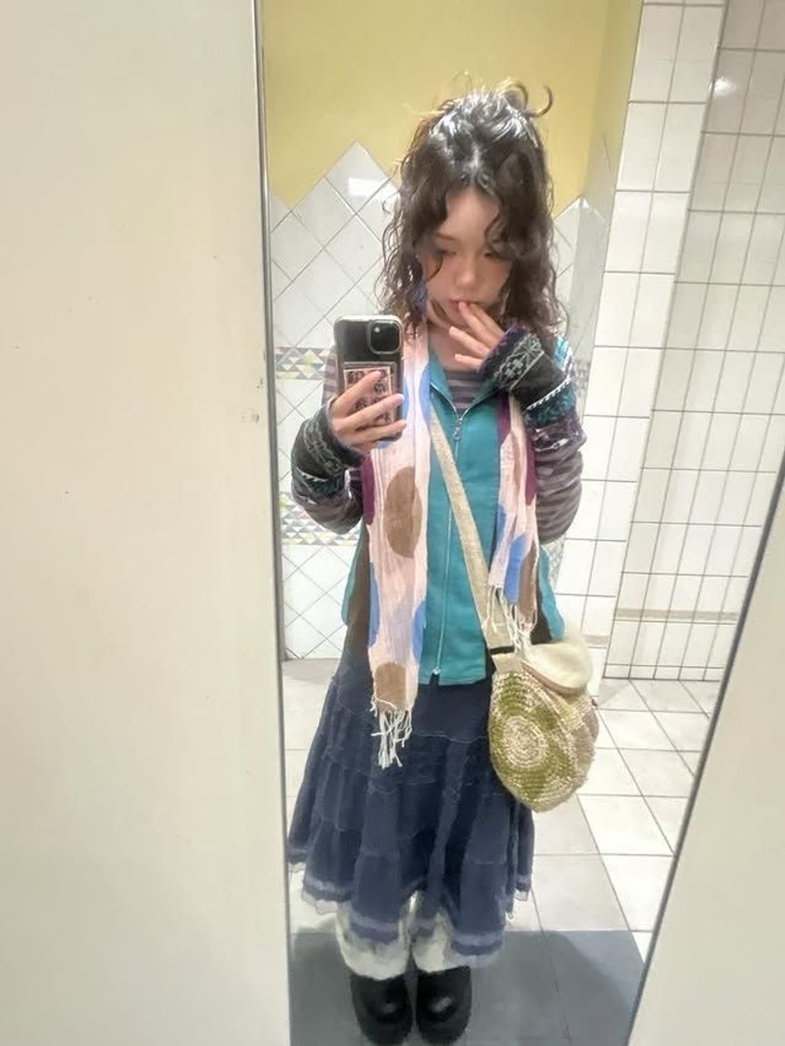 빈티지 모리걸 하구미 하라주쿠 오리엔탈 보헤미안 히피 에스닉 옷정리 랜덤 상품이미지9