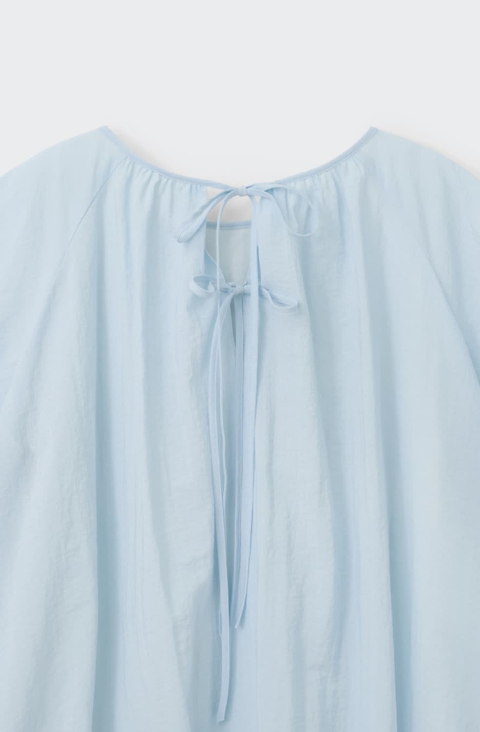 Cosmoss VOLUME MINI DRESS (WASHED SKY) 상품이미지4