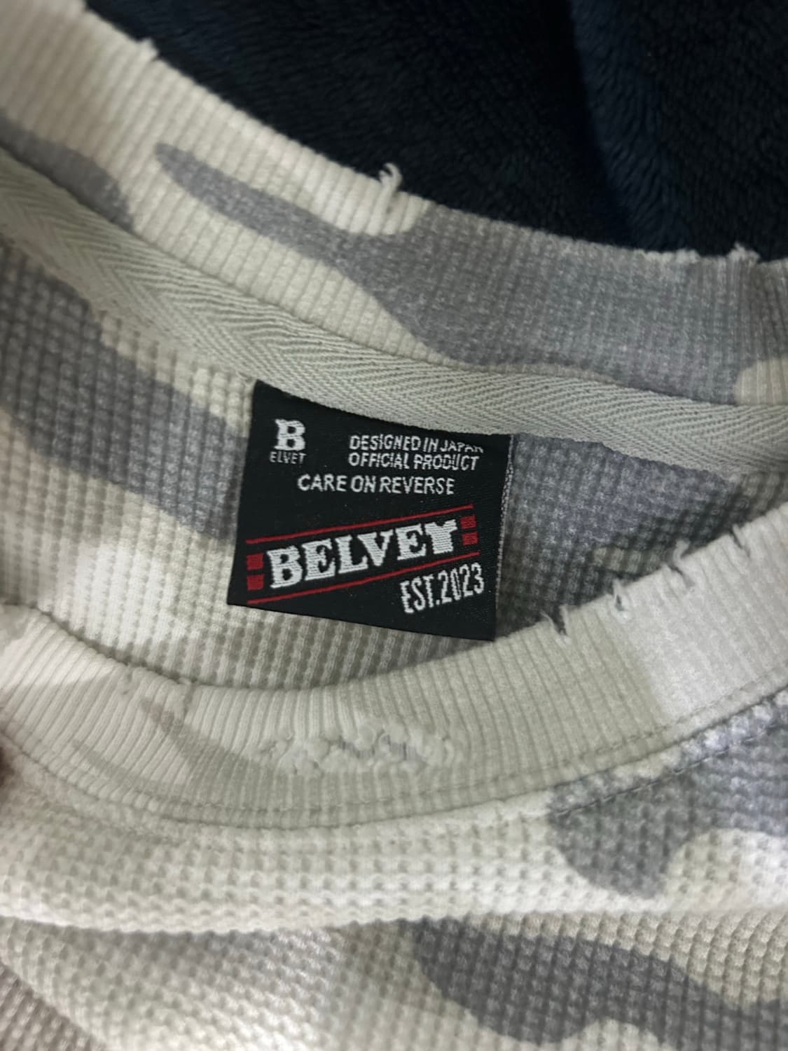 Belvet 카모 와플티 상품이미지2