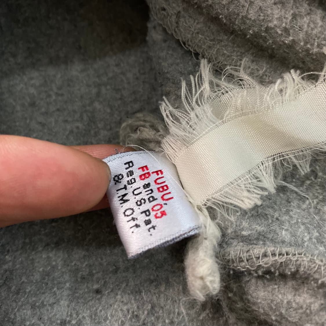 FUBU 푸부 그레이 반집업 후리스  상품이미지4