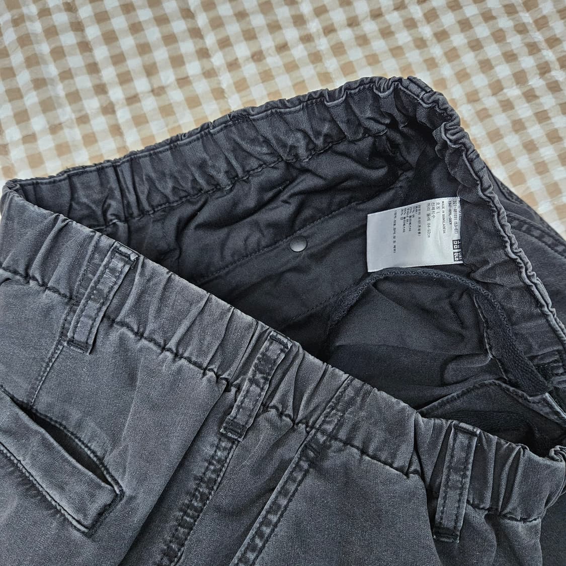 유니클로 밴딩 와이드 팬츠 남자32~33 상품이미지2