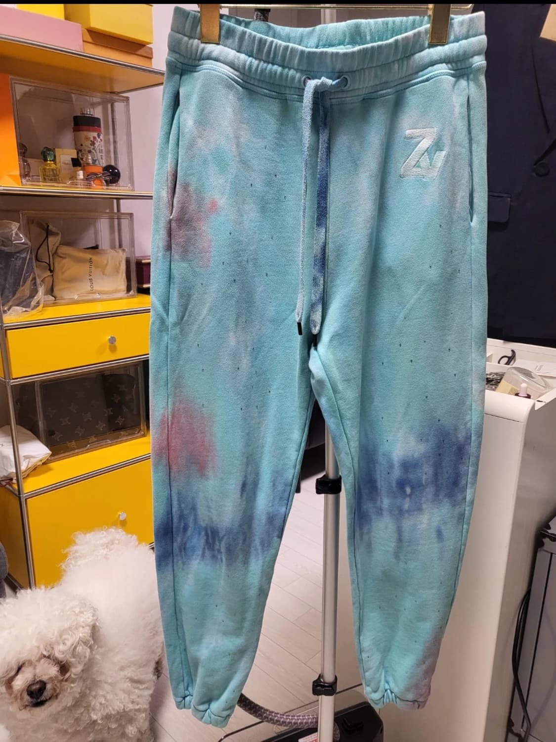 정품)ZADIG&VOLTAIRE 큐빅 스웨트 조거 팬츠 44-66 상품이미지5