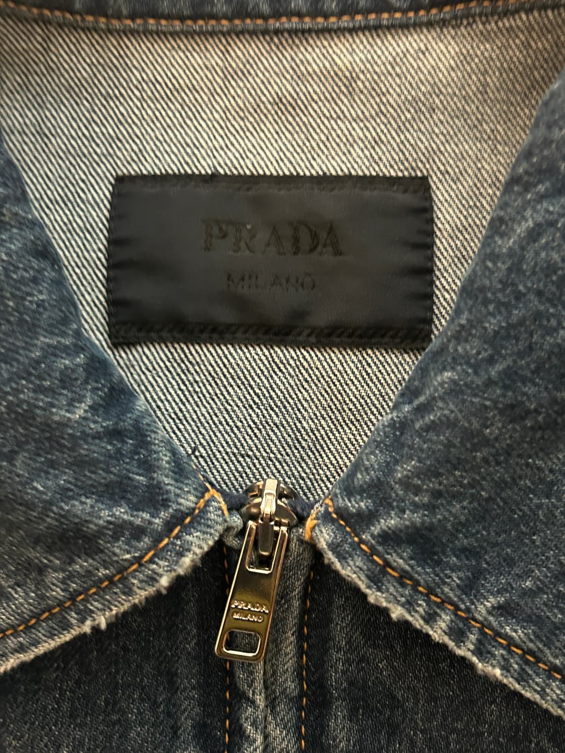 [M] 프라다 워시드 데님 자켓 상품이미지6