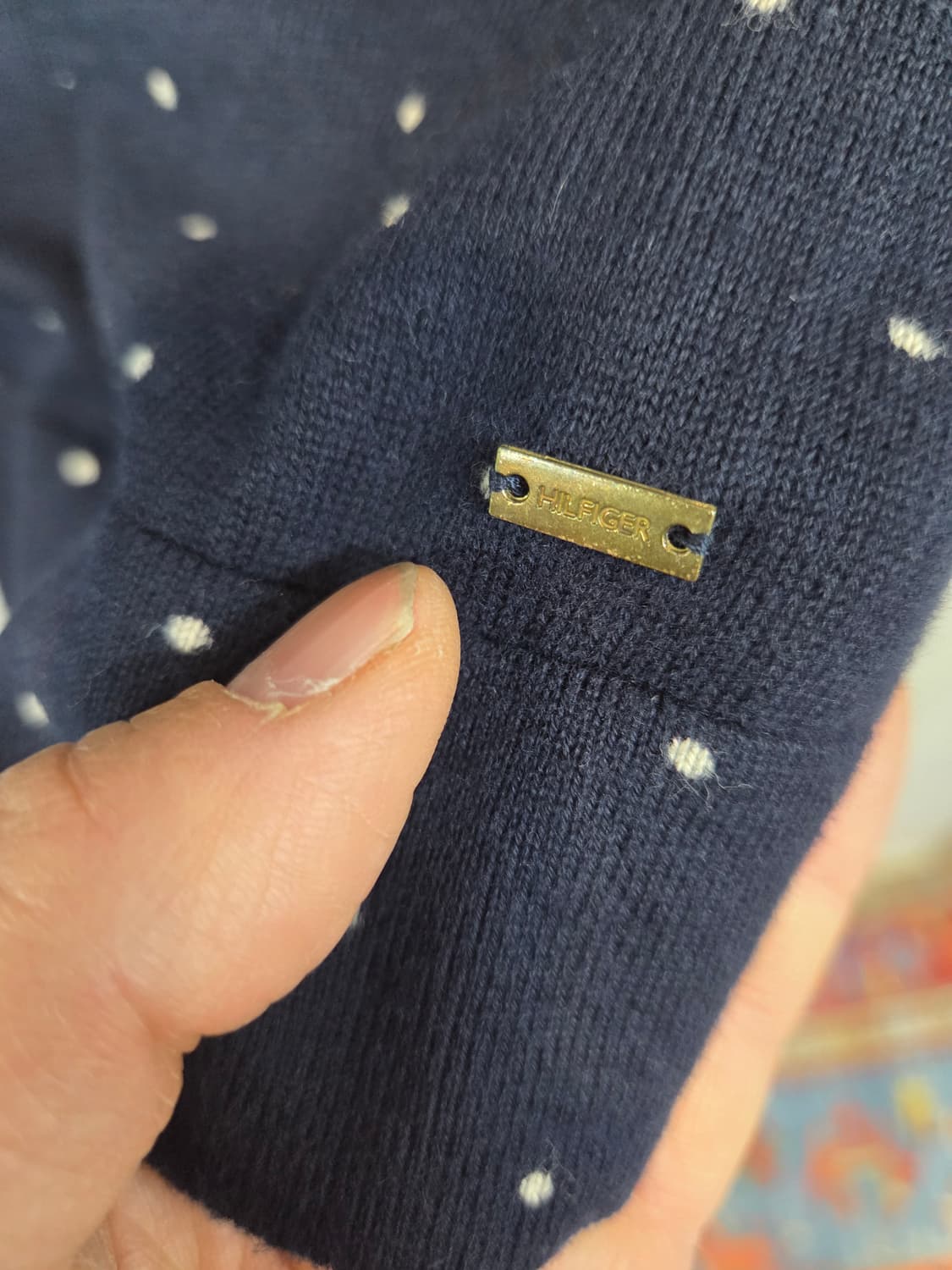 타미힐피거 여성 도트 가디건 xs 상품이미지4