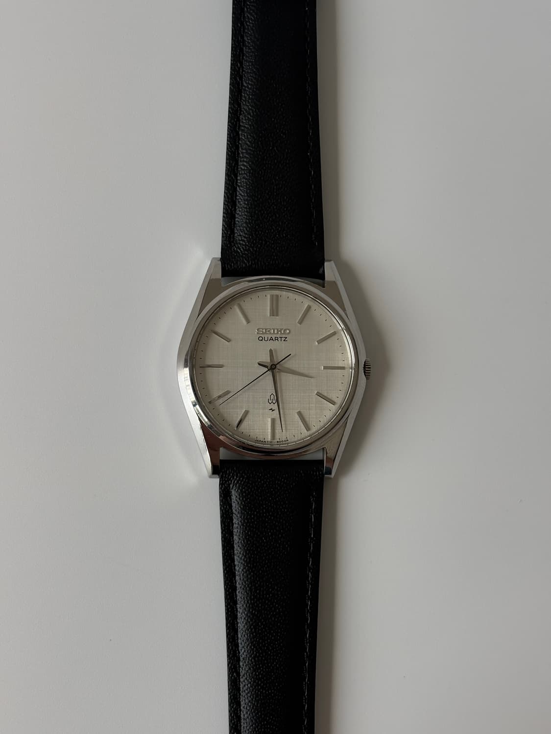 1980s Linen Dial Silver Quartz 상품이미지1