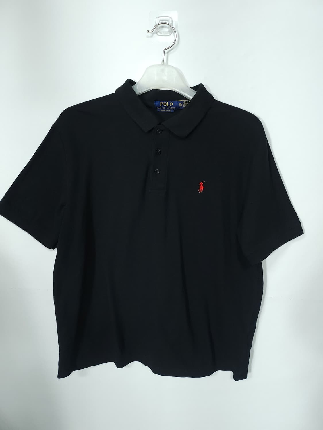 폴로 랄프로렌 커스텀 슬림핏 카라티셔츠 블랙 105-110 XXL 상품이미지2