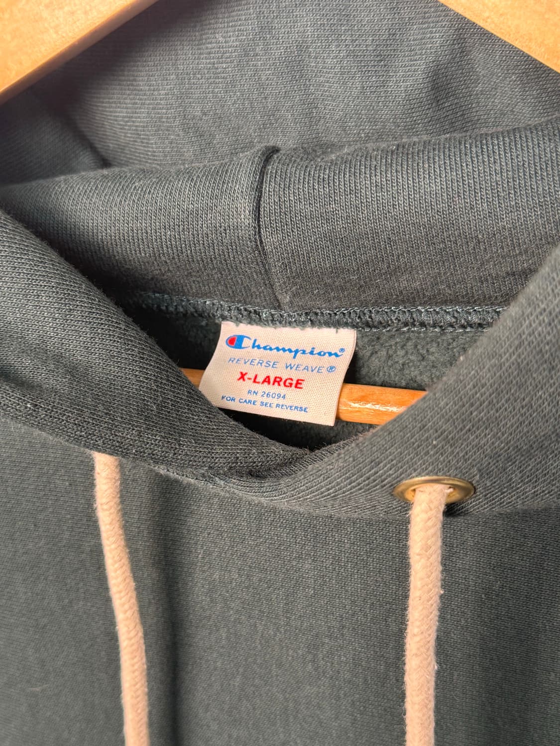 00s 챔피온 리버스위브 후드 그린/T136 상품이미지3