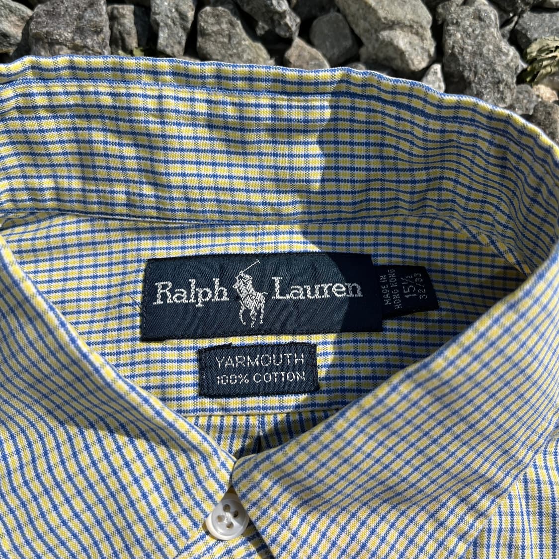 90s 폴로 랄프로렌(hong kong) 옥스포드 셔츠(실측확인) 상품이미지4