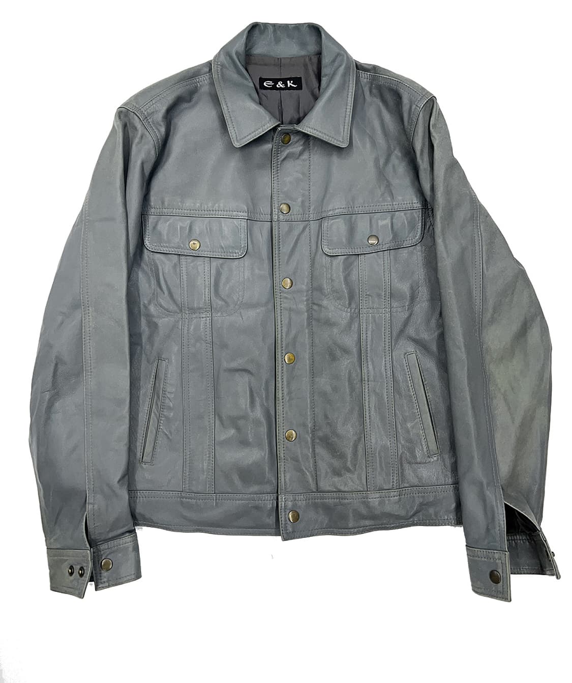 E&K 레더 트러커 자켓 상품이미지3