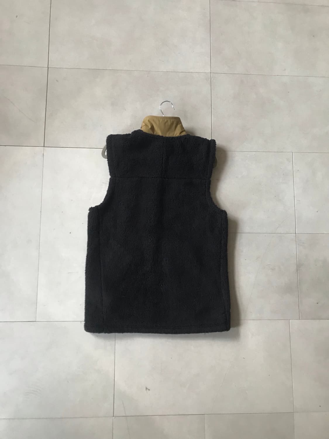 노페 블랙 후리스 조끼 상품이미지8