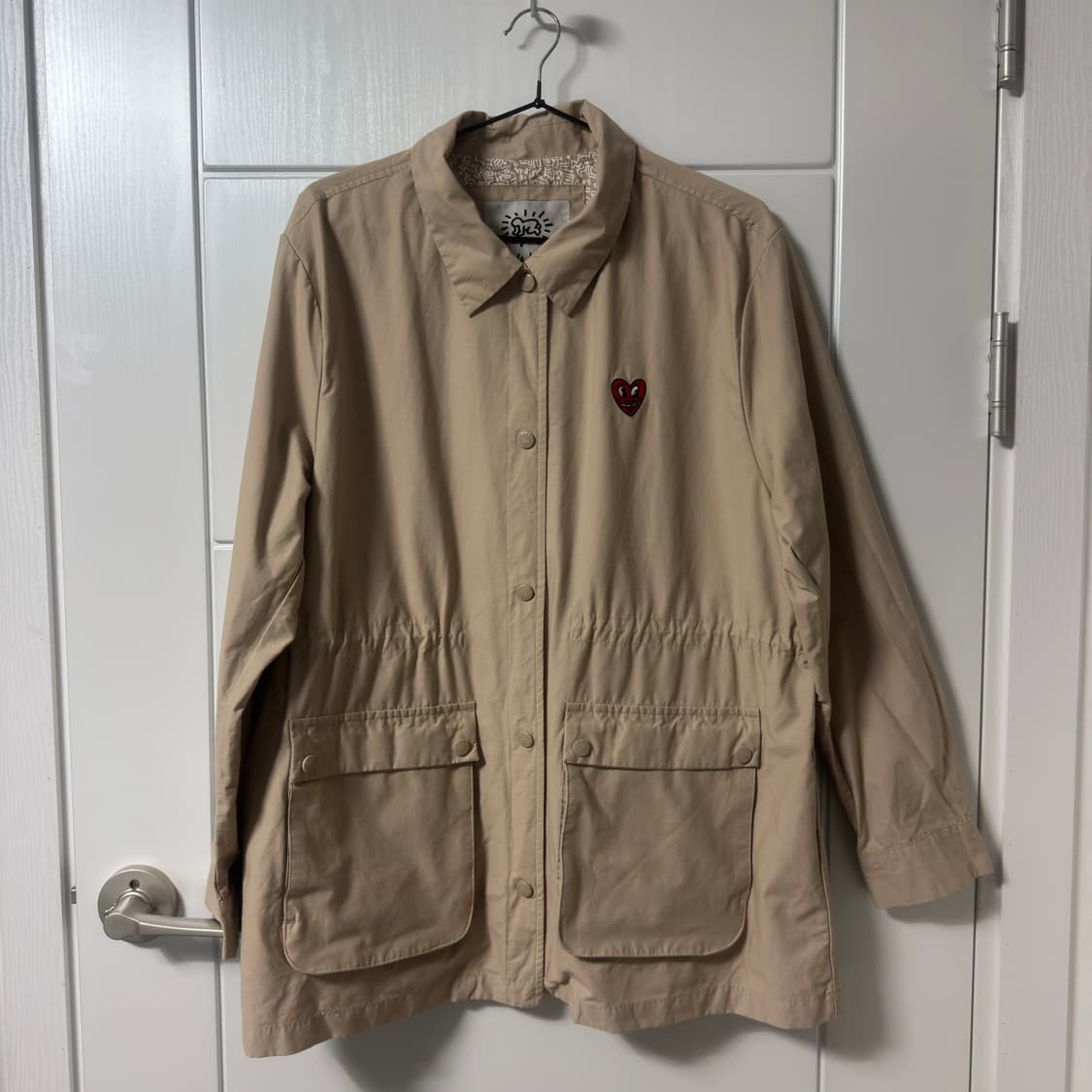 키스해링 간절기 트렌치 자켓 상품이미지2