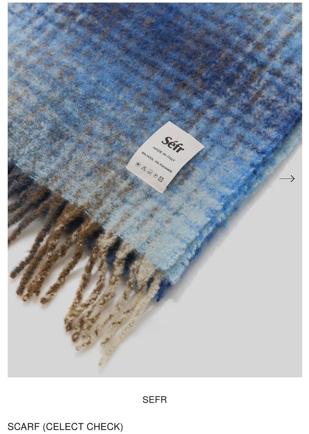 [구매] sefr 머플러 목도리 상품이미지1