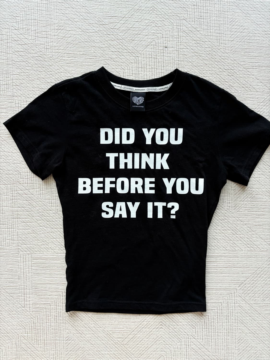 러브이즈트루  IM DID YOU THINK 반팔 티셔츠 상품이미지5