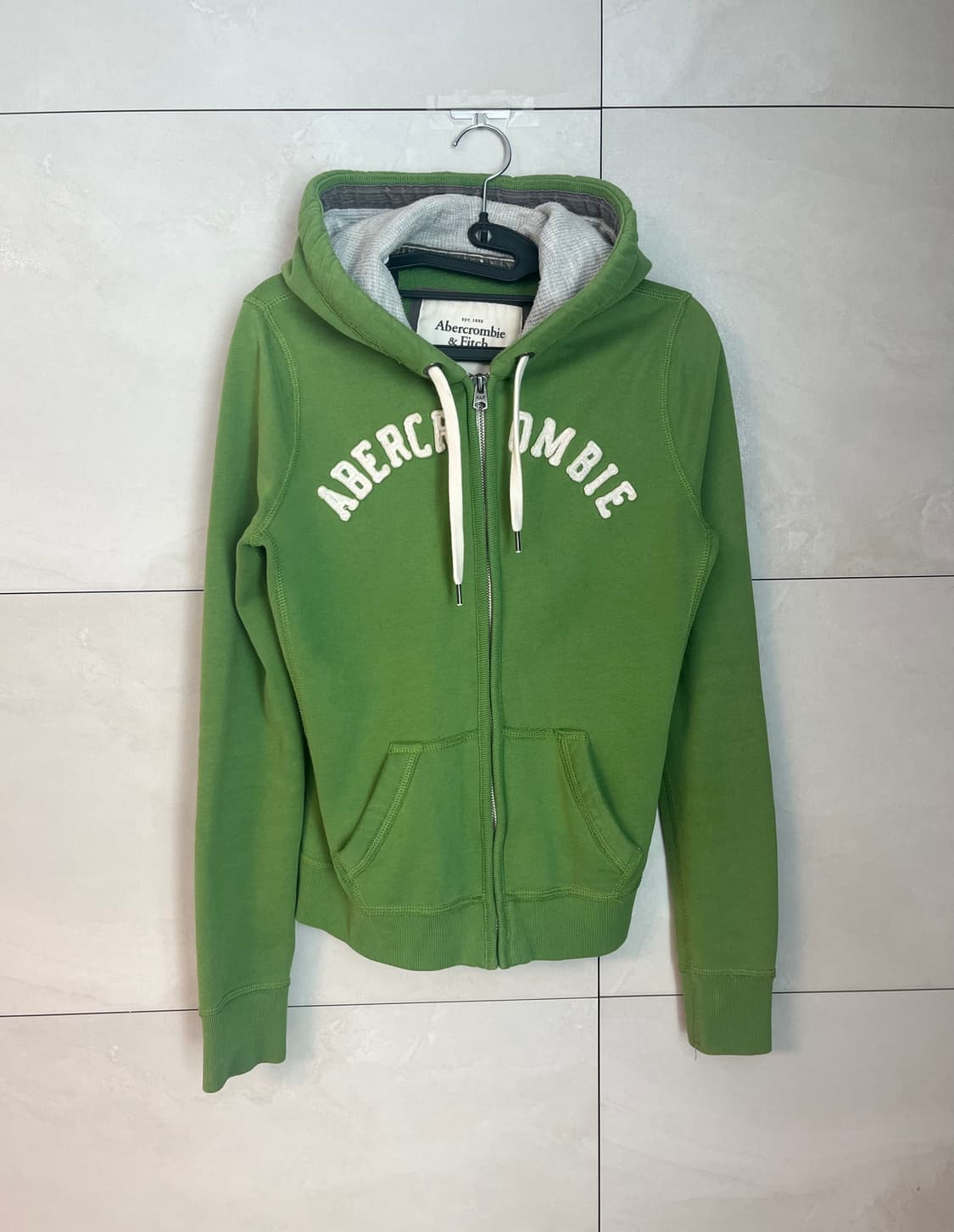 아베크롬비 스펠로고 말차 후드집업 [M] 상품이미지1