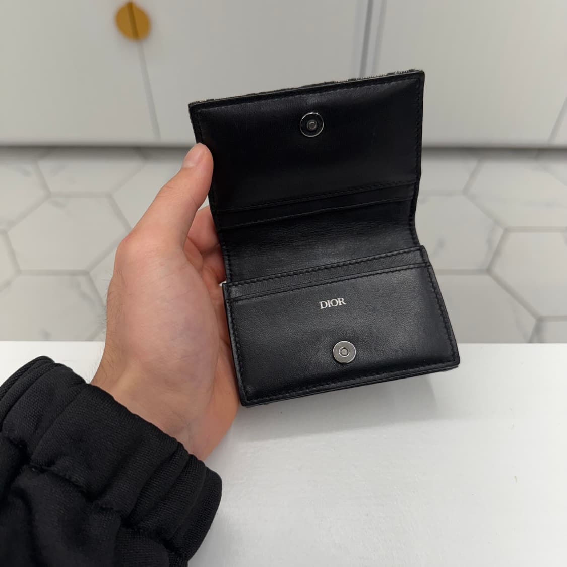 디올 오블리크 비즈니스 중지갑 상품이미지3