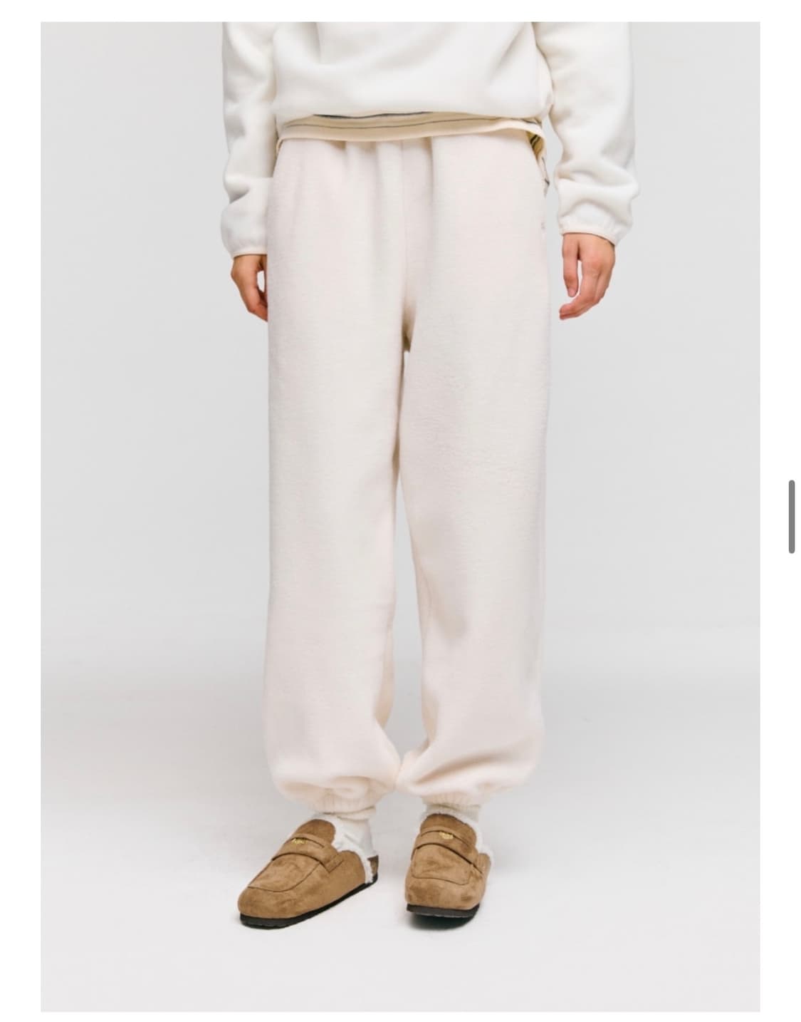 드파운드 플리스 밴딩 팬츠 상품이미지2