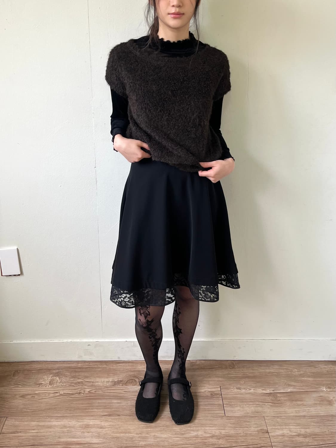 IKUKO 백 로브 스웨터 상품이미지7