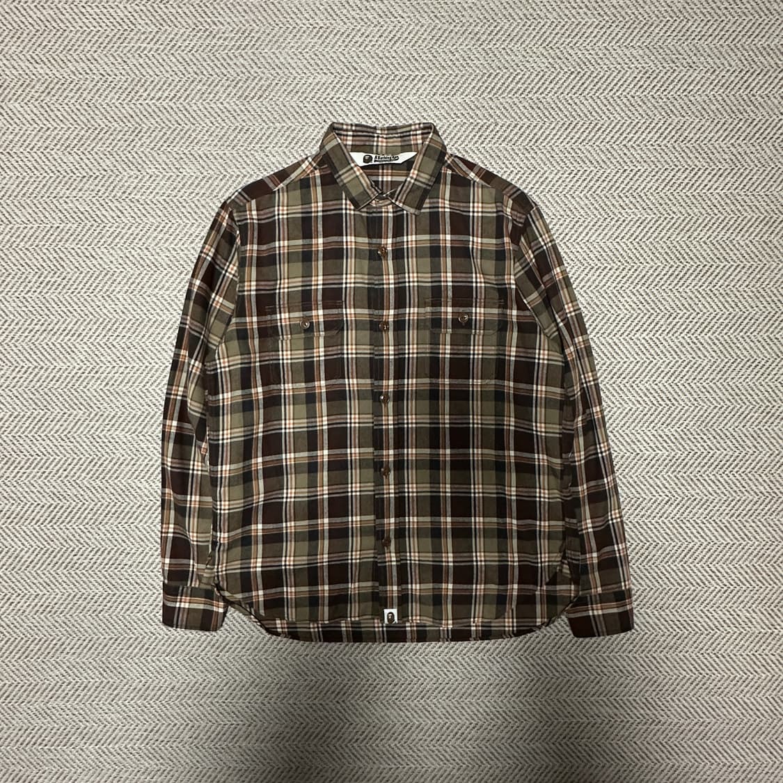 BAPE japan made check shirt 상품이미지1