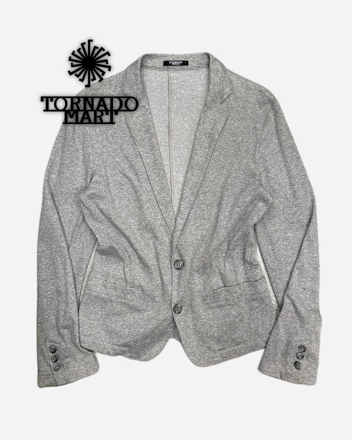 TORNADO MART grey sweat blazer 상품이미지1